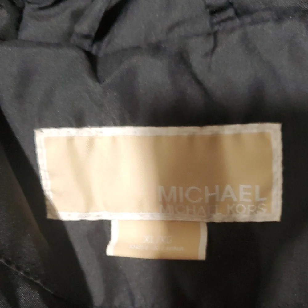Flawed Michael Kors Long  Black Coat - Picture 10 of 17